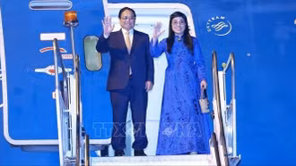 Thủ tướng Phạm Minh Chính đã tới Rio de Janeiro, Brazil