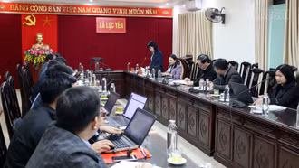 Đoàn công tác Ban Nội chính Tỉnh ủy làm việc tại xã Lục Yên về giải quyết đơn thư của công dân