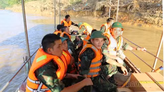 Lực lượng vũ trang Lào Cai luôn sẵn sàng trong phòng chống thiên tai, tìm kiếm cứu nạn