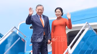 Tổng Bí thư Tô Lâm và Phu nhân lên đường thăm chính thức Cộng hòa Phần Lan