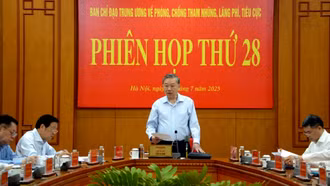 Kết quả Phiên họp 28 của Ban Chỉ đạo Trung ương về PCTN, lãng phí, tiêu cực