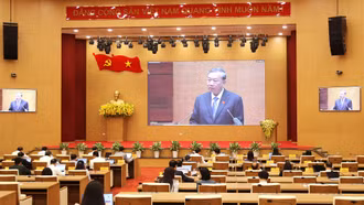 Lào Cai tham dự hội nghị trực tuyến toàn quốc về quán triệt Chỉ thị của Bộ Chính trị, triển khai công tác bầu cử đại biểu Quốc hội khóa XVI và đại biểu Hội đồng nhân dân các cấp nhiệm kỳ 2026- 2031