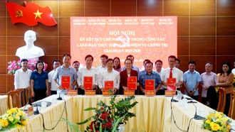 Ký kết quy chế phối hợp giữa 6 xã huyện Bắc Hà (cũ)