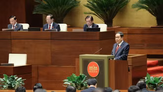 Hôm nay (1/12), Quốc hội thảo luận về dự án Luật sửa đổi, bổ sung một số điều của Luật Địa chất và khoáng sản; dự án Luật Chuyển đổi số