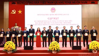 Gặp mặt kỷ niệm 80 năm Ngày Tổng tuyển cử đầu tiên bầu Quốc hội Việt Nam và tổng kết hoạt động của Đoàn đại biểu Quốc hội tỉnh Lào Cai khóa XV