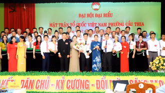 Đại hội đại biểu Mặt trận Tổ quốc Việt Nam phường Cầu Thia lần thứ I thành công tốt đẹp