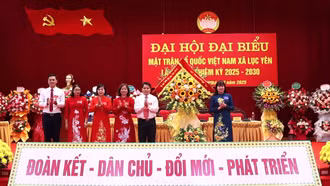 Đại hội Mặt trận Tổ quốc xã Lục Yên lần thứ nhất, nhiệm kỳ 2025 - 2030 thành công tốt đẹp