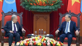 Tổng Bí thư Tô Lâm tiếp Tổng Thư ký Liên hợp quốc António Guterres