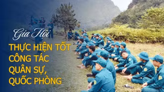 Gia Hội thực hiện tốt công tác quân sự, quốc phòng