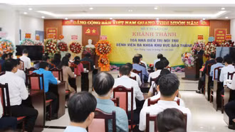 Khánh thành tòa nhà điều trị nội trú Bệnh viện Đa khoa khu vực Bảo Thắng