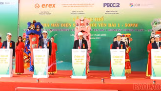 Lào Cai: Động thổ Nhà máy điện sinh khối Yên Bái 1 công suất 50MW