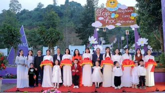 Khánh thành công trình "Lớp học đồng hành cùng thiên nhiên"