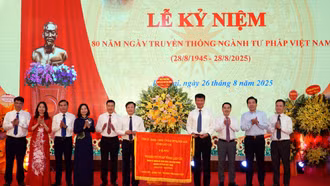 Sở Tư pháp Kỷ niệm 80 năm Ngày truyền thống ngành Tư pháp Việt Nam (28/8/1945 - 28/8/2025) 