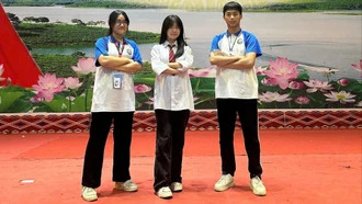 "Thanh âm hạnh phúc" - tác phẩm truyền cảm hứng của học sinh Nguyễn Huệ