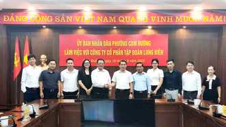 Công ty Cổ phần tập đoàn Long Biên ký kết xây dựng dự án cụm công nghiệp tại phường Cam Đường