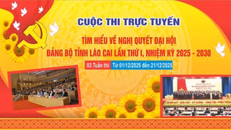 Hơn 50.280 tài khoản tham gia Cuộc thi trắc nghiệm trực tuyến tìm hiểu Nghị quyết Đại hội Đảng bộ tỉnh Lào Cai lần thứ I