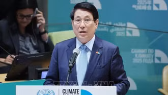 Chủ tịch nước Lương Cường phát biểu tại Hội nghị cấp cao về hành động khí hậu