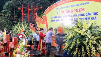 Tạm dừng tổ chức khai hội mùa thu Côn Sơn - Kiếp Bạc vì mưa bão