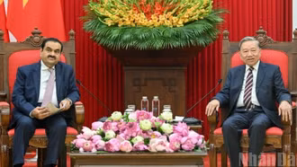 Tổng Bí thư Tô Lâm tiếp Chủ tịch Tập đoàn Adani, Ấn Độ