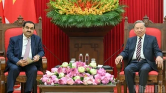 Tổng Bí thư Tô Lâm tiếp Chủ tịch Tập đoàn Adani, Ấn Độ