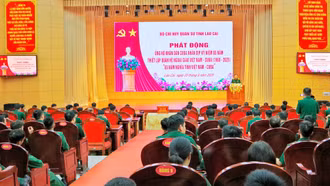 Bộ Chỉ huy quân sự tỉnh Lào Cai phát động ủng hộ nhân dân Cuba