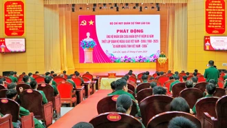 Bộ Chỉ huy quân sự tỉnh Lào Cai phát động ủng hộ nhân dân Cuba