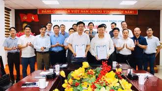 Ký kết hợp tác y tế toàn diện giữa Sở Y tế tỉnh Lào Cai và Bệnh viện Lão khoa Trung ương