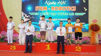 Sôi nổi Ngày hội STEM - Robotics năm 2025 tại phường Cam Đường