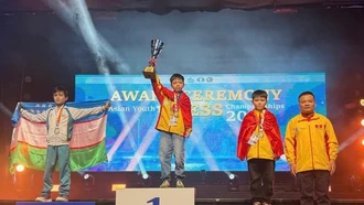 Kỳ thủ Nguyễn Xuân Phương giành Huy chương vàng cờ chớp tại Giải vô địch trẻ châu Á 2025