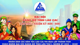 Một số Pano chào mừng Đại hội đại biểu Đảng bộ tỉnh Lào Cai lần thứ I, nhiệm kỳ 2025 - 2030