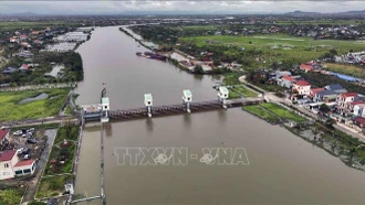 Hệ thống thủy lợi Bắc Bộ và Bắc Trung Bộ ứng phó với bão số 3
