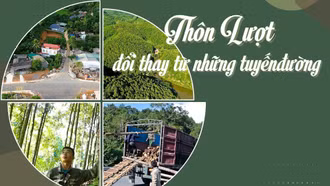 Thôn Lượt đổi thay từ những tuyến đường