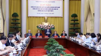 Công bố Lệnh của Chủ tịch nước về 9 luật vừa được thông qua