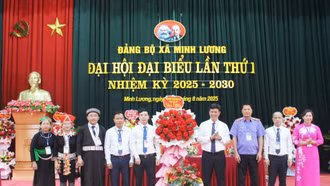 Phấn đấu đưa xã Minh Lương trở thành xã phát triển của tỉnh Lào Cai