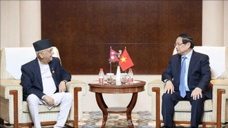 Thủ tướng Phạm Minh Chính hội kiến Thủ tướng Nepal