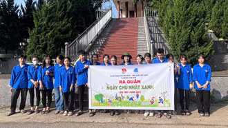 Tuổi trẻ Lào Cai ra quân hưởng ứng Ngày Chủ nhật xanh và Ngày cao điểm chung tay xây dựng nông thôn mới 