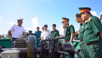 Vùng 2 phối hợp chuẩn bị cho hội thi, hội thao tàu dân quân thường trực