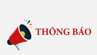 Thông báo rơi giấy tờ
