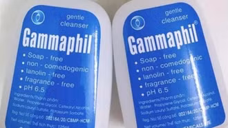Bộ Y tế yêu cầu thu hồi toàn quốc sữa rửa mặt Gammaphil - chai 125 ml