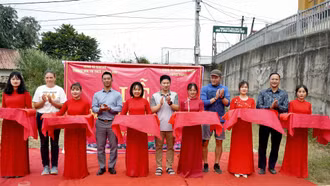 Tập đoàn Topas Group cùng đối tác từ thiện khánh thành sân chơi cho học sinh cụm trường Thanh Kim, xã Bản Hồ