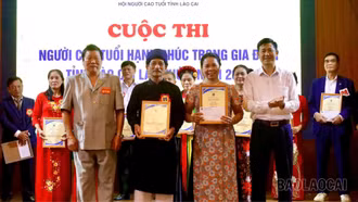 Bế mạc và trao giải cuộc thi “Người cao tuổi hạnh phúc trong gia đình” tỉnh Lào Cai lần thứ I