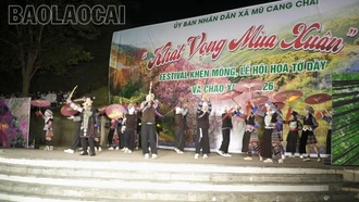 Xã Mù Cang Chải tổ chức chương trình văn nghệ Chào xuân 2026