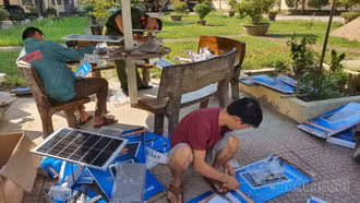 Xuân Hòa khởi công Công trình “Thắp sáng đường quê”