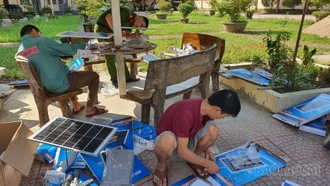 Xuân Hòa khởi công Công trình “Thắp sáng đường quê”