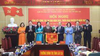 Tổng kết công tác thi đua Cụm các Trường Chính trị khu vực Tây Bắc bộ