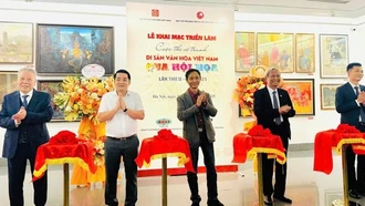 Khai mạc Triển lãm cuộc thi vẽ tranh 'Di sản văn hóa Việt Nam qua hội họa' lần thứ II năm 2025