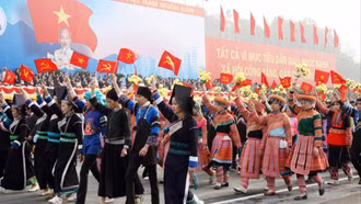 UBND tỉnh hướng dẫn sử dụng mẫu biểu trưng trong các hoạt động tuyên truyền Kỷ niệm 80 năm Cách mạng tháng Tám và Quốc khánh 2/9