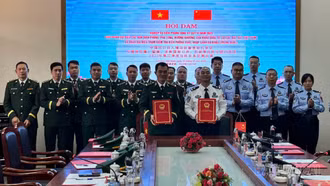 Hội đàm nghiệp vụ công tác biên phòng quý III năm 2025