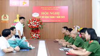 PC Lào Cai đẩy mạnh phối hợp với công an các cấp trong công tác bảo vệ tài sản ngành điện