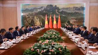 Thủ tướng Phạm Minh Chính hội kiến Tổng Bí thư, Chủ tịch Trung Quốc Tập Cận Bình